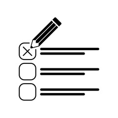 Check option - Minimal vector icon