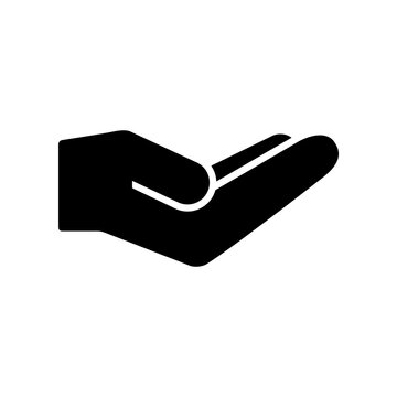 Hand in gesture of charity