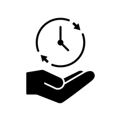 Full time services - Minimal modern icon