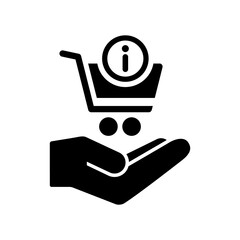 Shopping info - Minimal modern icon