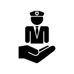Security services - Minimal flat icon