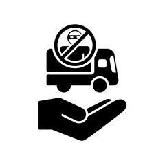 Security transport concept - Minimal icon