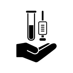 Medical services - Vector flat icon