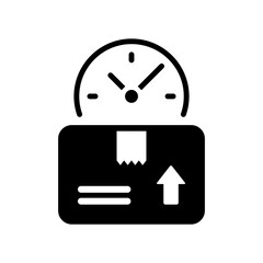 Steady delivery service 24/7 - Vector web icon