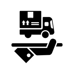 Best delivery service - Vector web icon
