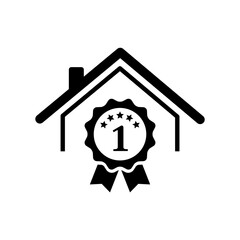 Best house - Vector web icon