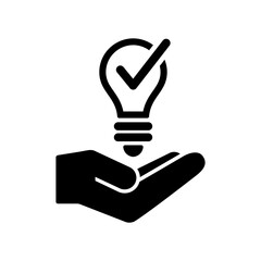 Propose brilliant idea - Vector web icon