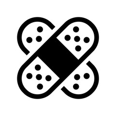 Medical plaster - Vector web icon