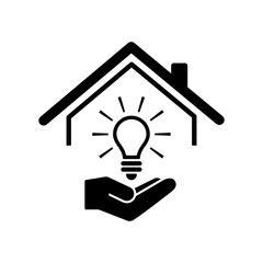 Electricity supply - Vector web icon