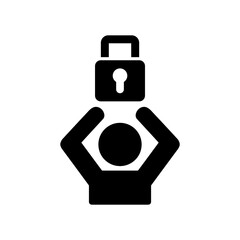 Forbidden access - Vector web icon