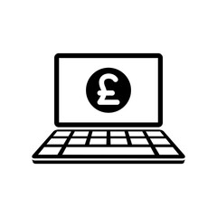 Sterling - Smart online banking services - Vector flat icon