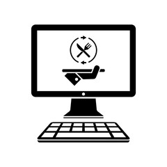 Fooding full web services - Vector flat icon