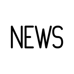 News online - Vector icon for computer website or application