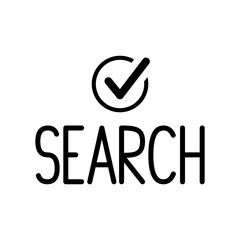 Digital search - Vector icon for computer website or application