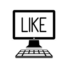 Like - Vector icon for computer website or application