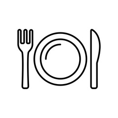 Eatery icon - Thin series