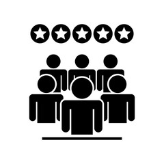 Rating people icon