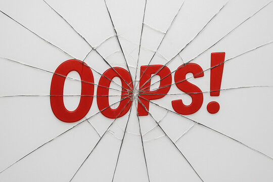 Mistake Oops  Expression &ndash; Mistake, Error, Sorry, Failure, wrong, Surprise Oops