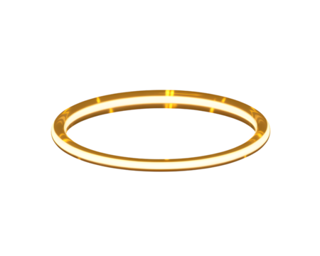 A radiant golden halo with a brilliant glowing light, symbolizing divinity, purity, and spiritual transcendence. Perfect for religious, magical, or celebratory designs.