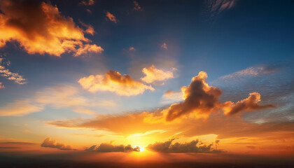 Sunset Clouds Sky Golden Sunset Cloudscape