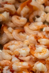 Bunch of Cooked Shrimp