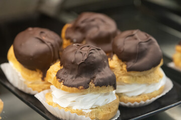 Classic French Chocolate Profiteroles