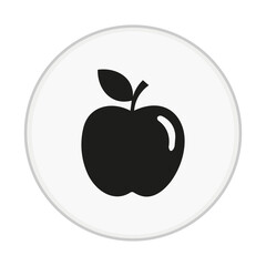 vector illustration of an apple
