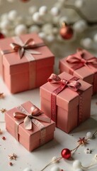 Obraz premium red gift box