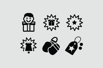 Festive boxing gifts and sales tag boxing gloves gift boxes.