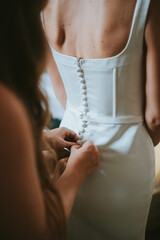 wedding dress detail