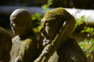 赤山禅院　十六羅漢石像　京都市左京区