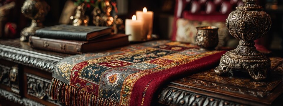 Carpet rug persian oriental turkish iran art handmade background wood silk. Table carpet rug persian spa islamic fire future flame candle wellness ancient decoration traditional ghost tapestry home