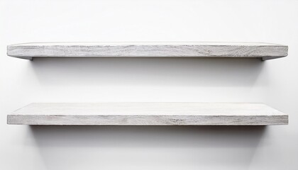 White Shelves On White