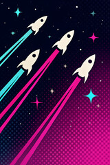 Soft Pink Cute Comic Background &ndash; Kawaii Pop Art Halftone, Bubble Effects, Girly Doodle Shapes and Pastel Gradient Cartoon Texture Perfect for Digital Creatives