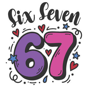 Pink 67 - 67 Six Seven Design