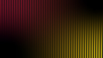 Moody Abstract Background with Dark Vertical Stripes and Subtle Gradient Transition from Deep Maroon and Red to Muted Yellow and Gold Glow