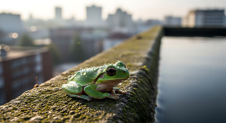 Animal adaptation. Heat-Island Amphibians — Roof-pond Frogs