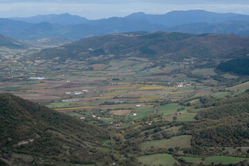 Panoramic view of the Delika Valley from the Monte Santiago Lookout