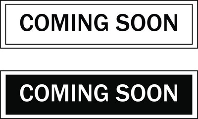 Coming soon stamp sign red rectangle grunge style black