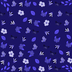 Spring Garden Botanical Pattern