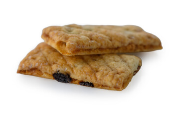Crispy Puff Pastry Horns with Raisin Filling