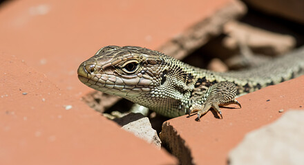 Animal adaptation. Seismic Shelter — Lizards in Rubble