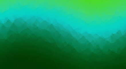 Green and blue gradient abstract background with undulating wave pattern. Modern vibrant texture for banner, wallpaper, header, presentation concept.