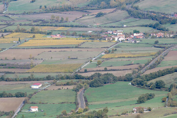 Panoramic view of the Delika Valley from the Monte Santiago Lookout