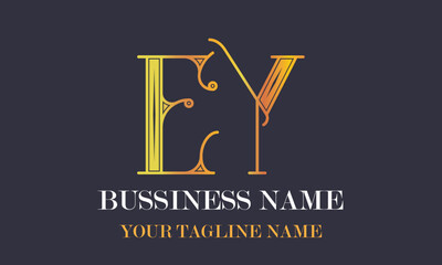 EY E ey initial logo | initial based abstract modern minimal creative logo, vector template image. luxury logotype logo, real estate homie logo. typography logo. initials logo