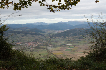 Panoramic view of the Delika Valley from the Monte Santiago Lookout