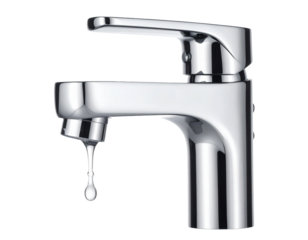 water tap isolated on white background,su damlatan musluk izole edildi 