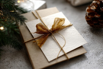 Gift Card Mockup with Bow - Holiday Campaign Template - Drive Seasonal Sales