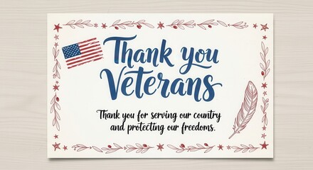 Express heartfelt gratitude to our veterans with this touching design, perfect for patriotic holidays and honoring service with American pride and appreciation