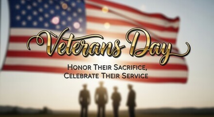 Remember our heroes this Veterans Day, honor their sacrifice and celebrate their service with gratitude under the American flag for freedom and peace
